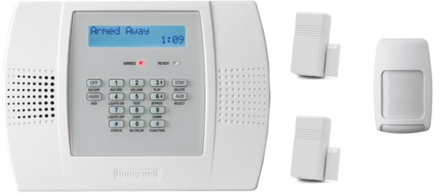 L3000 Keypad, door contacts and motion detector