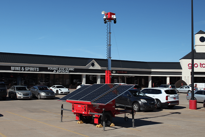 Image of OK-See NC mobile security trailer from Protection Systems, Inc. in High Point, North Carolina
