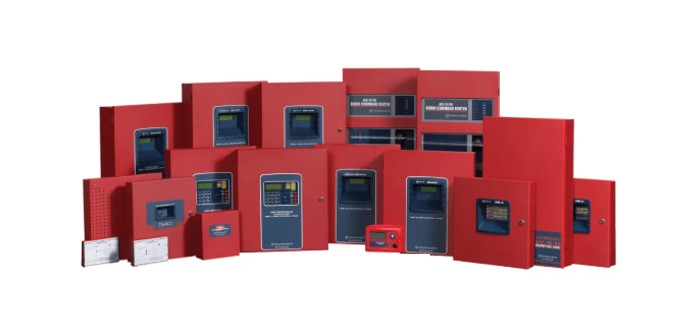 Image of different products offered by NC fire alarm company Protection Systems, Inc.